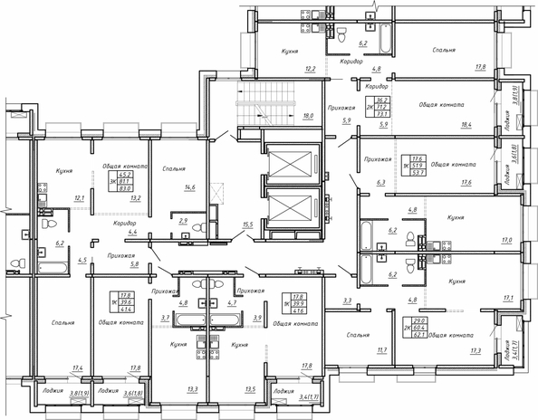 
  Продается 1-комн. квартира 41.6 м², в ЖК Гренландия, Лес дом 5. Фото 1.