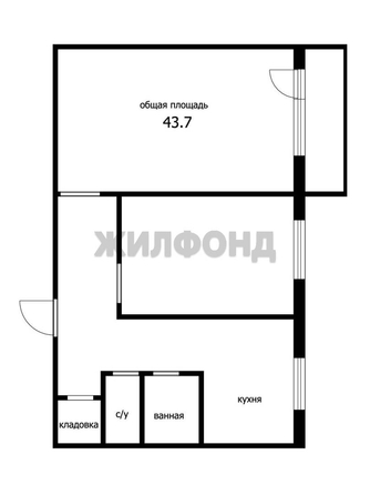 
  Продается 2-комн. квартира 43.7 м². Фото 4.