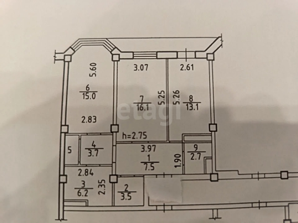 
  Продается 2-комн. квартира 69.1 м². Фото 4.