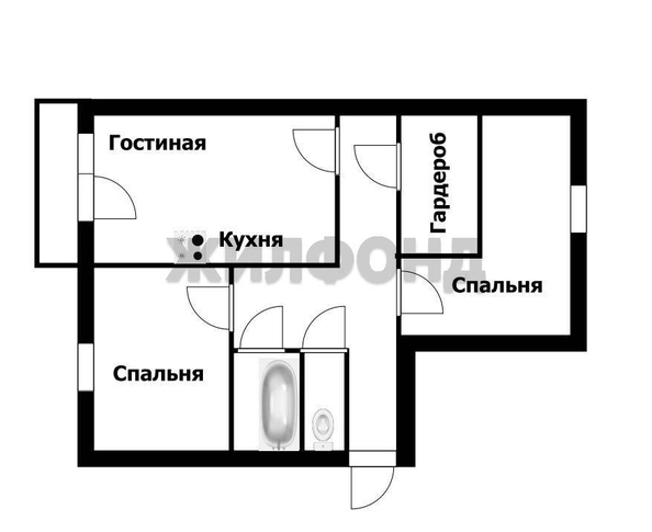 
  Продается 2-комн. квартира 47.6 м². Фото 27.