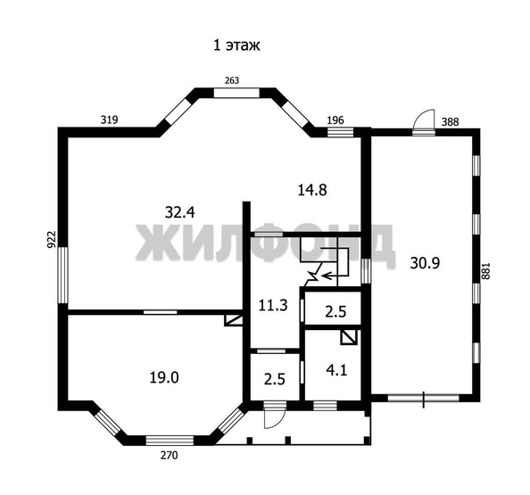 
  Продается дом 188.4 м². Фото 62.