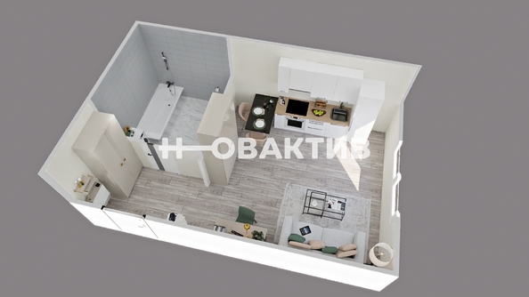 
   Продам студию, 34.7 м², Ключ-Камышенское Плато ул, 10/2

. Фото 4.