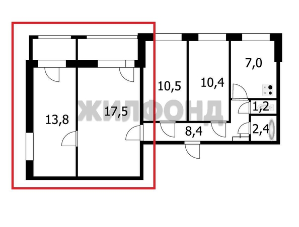 
   Продам комнату, 30.6 м², Зорге ул, 129/1

. Фото 6.