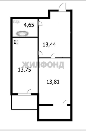 
  Продается 1-комн. квартира, 46 м², ЖК На Тульской, 1 этап
. Фото 8.