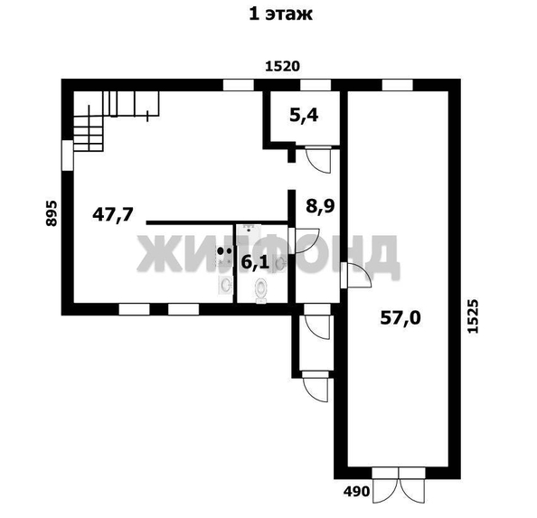 
   Продам дом, 290.1 м², Новосибирск

. Фото 60.