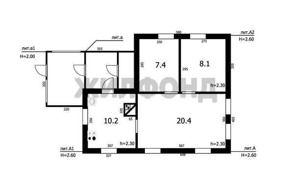 
   Продам дом, 46.1 м², Новосибирск

. Фото 10.