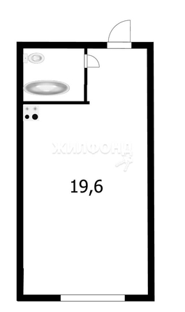 
   Продам студию, 19.6 м², Сухановская ул, 6а

. Фото 1.