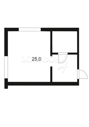 
   Продам студию, 36.8 м², Рубежная ул, 3/1

. Фото 2.