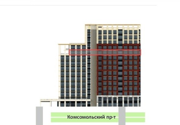 
   Продам 2-комнатную, 53.8 м², Комсомольский проспект, дом 1

. Фото 36.