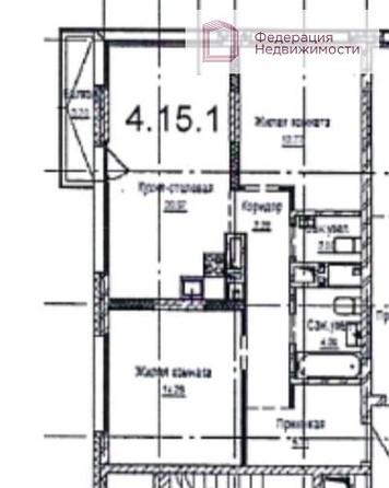 
   Продам 3-комнатную, 67.8 м², Аэропорт ул, 88

. Фото 25.