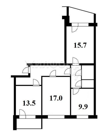 
   Продам 3-комнатную, 73.3 м², Приморская ул, 10/1

. Фото 16.