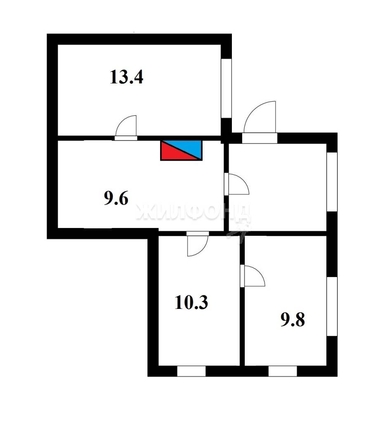 
   Продам дом, 57.3 м², Новосибирск

. Фото 18.