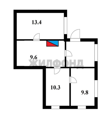 
   Продам дом, 57.3 м², Новосибирск

. Фото 18.