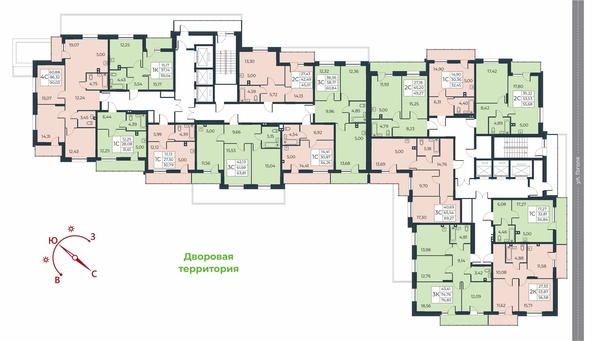 
   Продам 2-комнатную, 45.01 м², Рубин

. Фото 4.