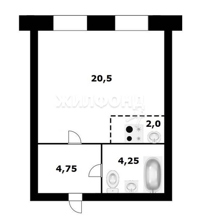 
   Продам апартамент, 31.7 м², Обская ул, 46/2

. Фото 7.