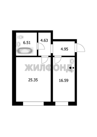 
  Продается 1-комн. квартира, 58.8 м², Плющихинская ул, д. 10
. Фото 8.