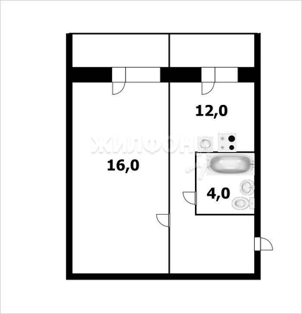 
   Продам 1-комнатную, 33.2 м², Забалуева ул, 98

. Фото 7.