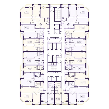 
   Продам 2-комнатную, 45.16 м², Астон. Шесть звёзд, 1

. Фото 1.