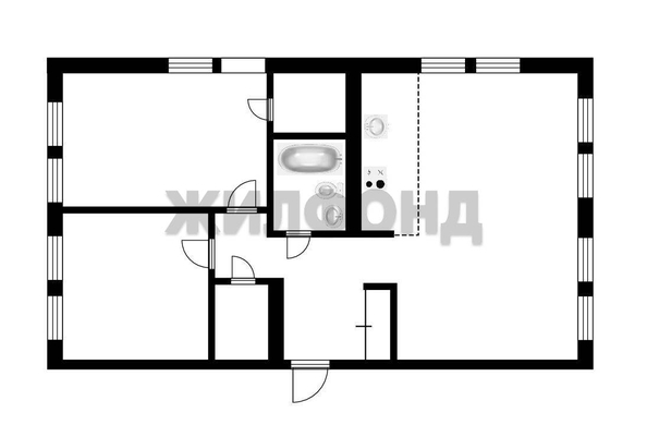 
   Продам 3-комнатную, 79 м², 3-й микрорайон, 1

. Фото 4.