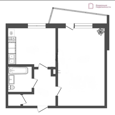 
   Продам 1-комнатную, 38.2 м², Краснообск, 9

. Фото 6.