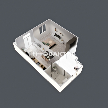
   Продам 1-комнатную, 45 м², Зорге ул, 229/3

. Фото 6.