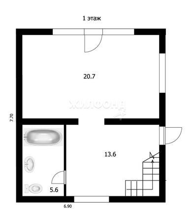 
   Продам дом, 84.2 м², Алексеевка

. Фото 8.