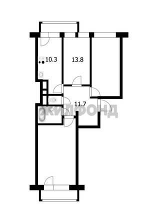 
   Продам комнату, 13.8 м², Выборная ул, 99/4

. Фото 13.