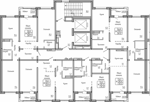 
   Продам 1-комнатную, 32.4 м², Самоцветы, Бирюза дом 2

. Фото 2.