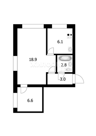 
   Продам 2-комнатную, 37.4 м², Ватутина ул, 33

. Фото 1.