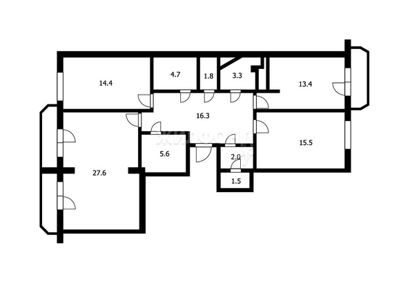 
   Продам 4-комнатную, 107.8 м², Ипподромская ул, 8

. Фото 1.