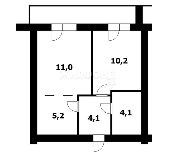 
   Продам 2-комнатную, 34.6 м², Фабричная ул, 65

. Фото 16.