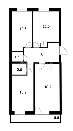 
   Продам 3-комнатную, 65.5 м², Западная ул, 11А

. Фото 20.