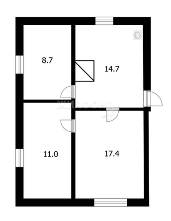 
   Продам 3-комнатную, 51.8 м², Рабочая ул, 5

. Фото 10.