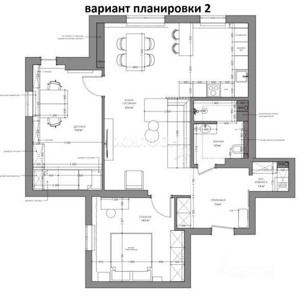 
   Продам 3-комнатную, 82.8 м², Тимирязева ул, 73/1

. Фото 32.