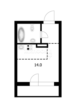 
   Продам студию, 19.5 м², Твардовского ул, 22

. Фото 9.