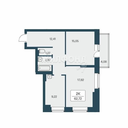 
   Продам 2-комнатную, 58.6 м², Зорге ул, 229/2

. Фото 13.