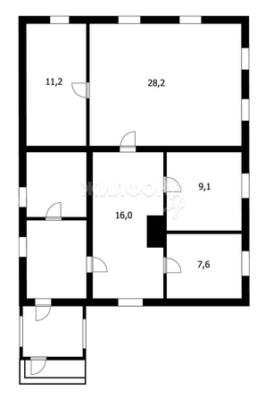 
   Продам дом, 72.1 м², Новосибирск

. Фото 10.