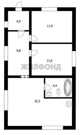 
  Продается дом, 67.6 м², село Алексеевка
. Фото 8.