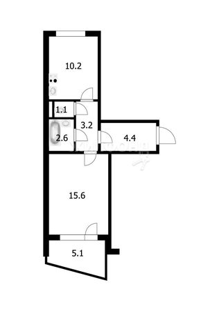 
   Продам 1-комнатную, 37.1 м², Петухова ул, 99/2

. Фото 10.