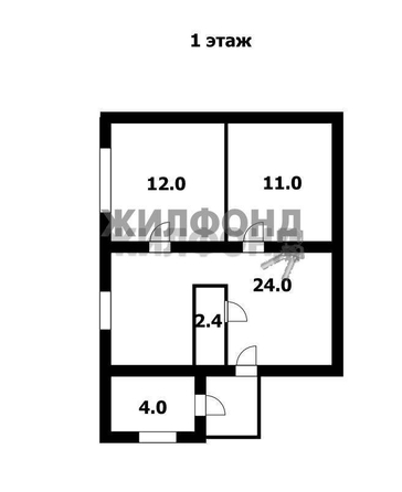 
   Продам дом, 100.8 м², Новосибирск

. Фото 23.