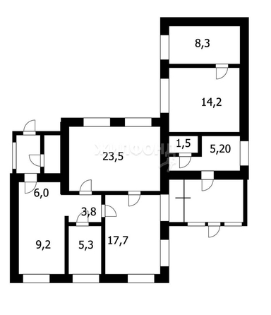 
   Продам дом, 96.1 м², Новосибирск

. Фото 18.