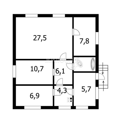 
   Продам дом, 79.4 м², Новосибирск

. Фото 39.