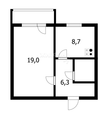 
   Продам 1-комнатную, 37.4 м², Хилокская ул, 1в

. Фото 25.