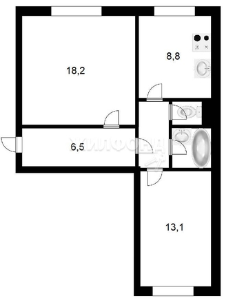 
   Продам 2-комнатную, 53.8 м², Плахотного ул, 76

. Фото 20.