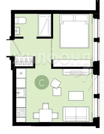 
   Продам 2-комнатную, 45.2 м², 3-й микрорайон, 1

. Фото 6.