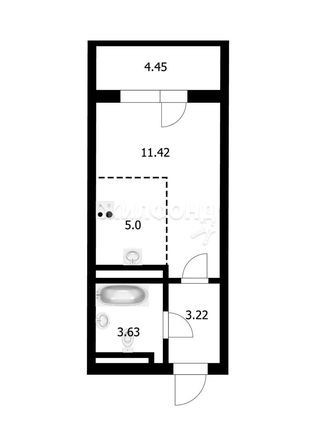 
   Продам студию, 24.3 м², Арбузова ул, 4/1

. Фото 27.