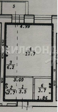 
   Продам студию, 33.8 м², Кубовая ул, 96

. Фото 6.