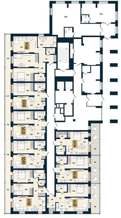 
   Продам 3-комнатную, 89.7 м², Первый на Есенина, дом 3

. Фото 1.