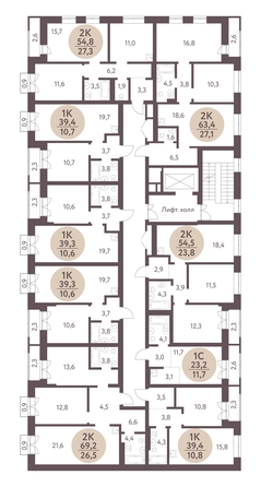 
   Продам студию, 23.2 м², Зеленый город, дом 1

. Фото 1.