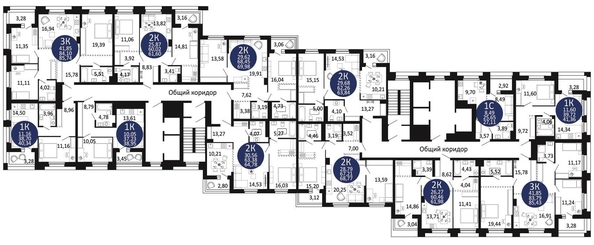 
   Продам 1-комнатную, 41.36 м², Первый на Рябиновой

. Фото 1.